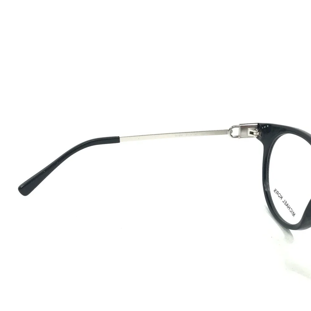 Michael Kors Eyeglasses Frames MK4048 Kea 3163 Black Silver Round 51-19-135